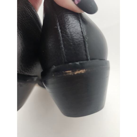 Rebecca Minkoff ANNETTE" LEATHER Studded Booties Women's 8 Black - Picture 8 of 16